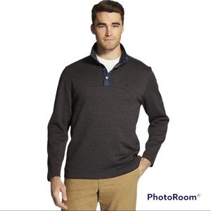 Izod Gray Spectator Sweat Pullover Sweatshirt Top size Medium